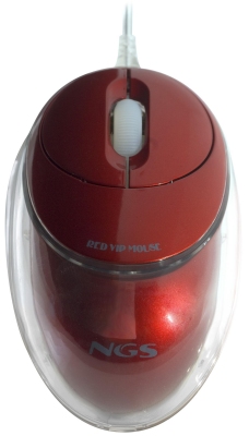 Ngs Raton Optico 800dpi Usb Red Vip Mouse Rojo